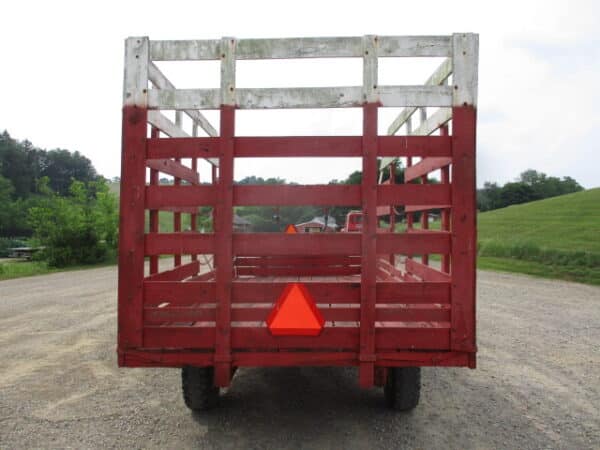 wooden hay wagon - Image 4
