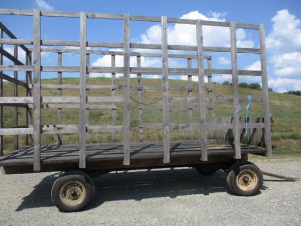 16ft wooden bale wagon