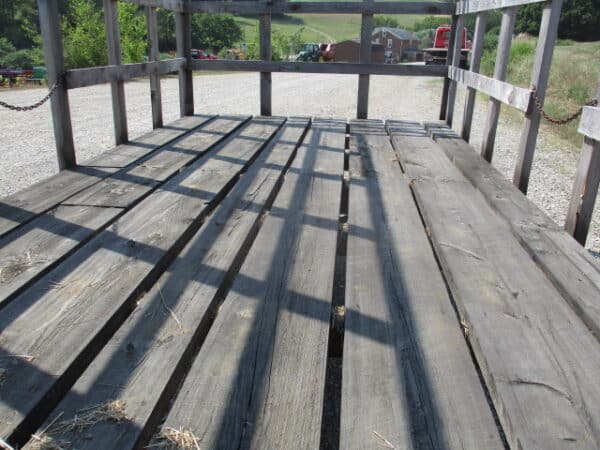 16ft wooden bale wagon - Image 4
