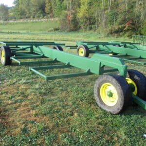 Stoltzfus hay hauling wagons