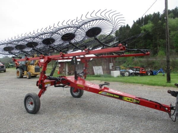 V Wheel Rakes H&S 12 wheel V Rake - Marshall Equipment LLC